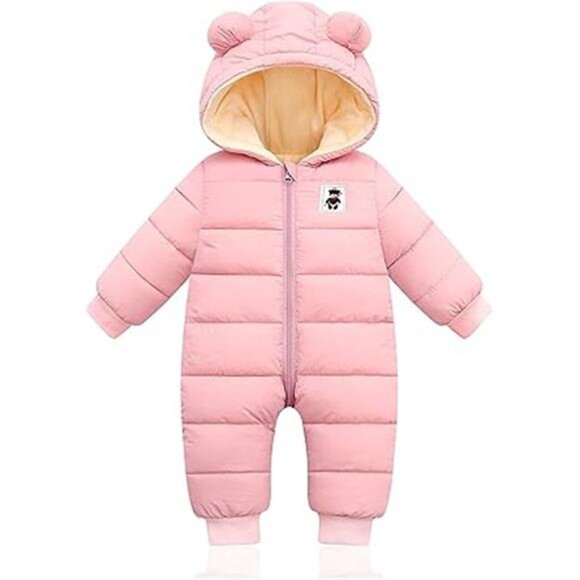 Baby Clothes Cute Infant Toddler Snowsuit Warm Newborn Boy Girl - Picture 6 of 12